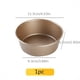 thumbnail image 1 of 1pc/2pcs/4pcs Hamburger Mold Golden Non-stick Round Small Cake Baking Mold, Baking Tool Household Oven Baking Bread Mold, 1 of 2