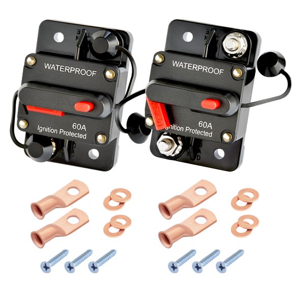 Disyuntor Bolipoeq 60A 12-48V Pack de 2 IP67