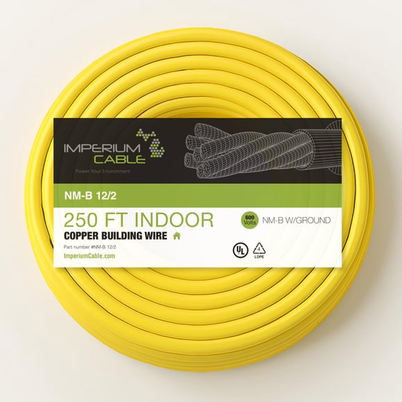 Cable eléctrico Imperium Cable 12/2 NM-B 76 m 600 V para interior