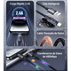 thumbnail image 2 of Cable para iphone lightning a USB 2.4 a largo 2m usams sj669, 2 of 3