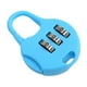thumbnail image 2 of Candado De Combinación De 3 Dígitos Cerradura De Cajón Doméstico Cerradura De Contraseña Cerradura De Equipaje Azul, 2 of 3