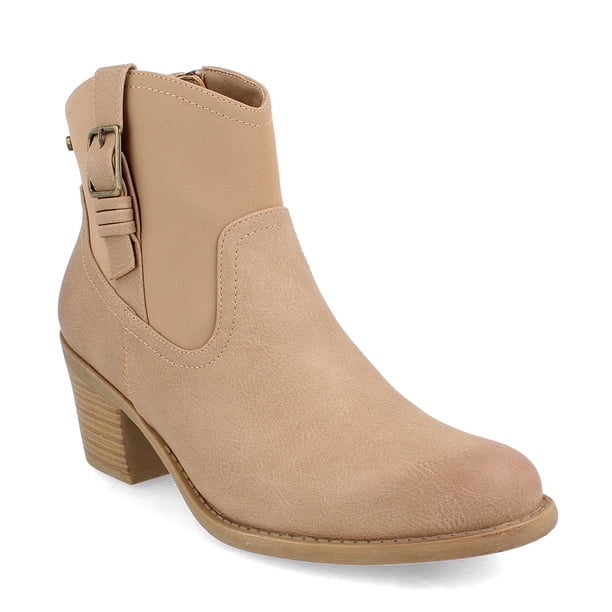 Botín Texano Mujer Tobin Beige