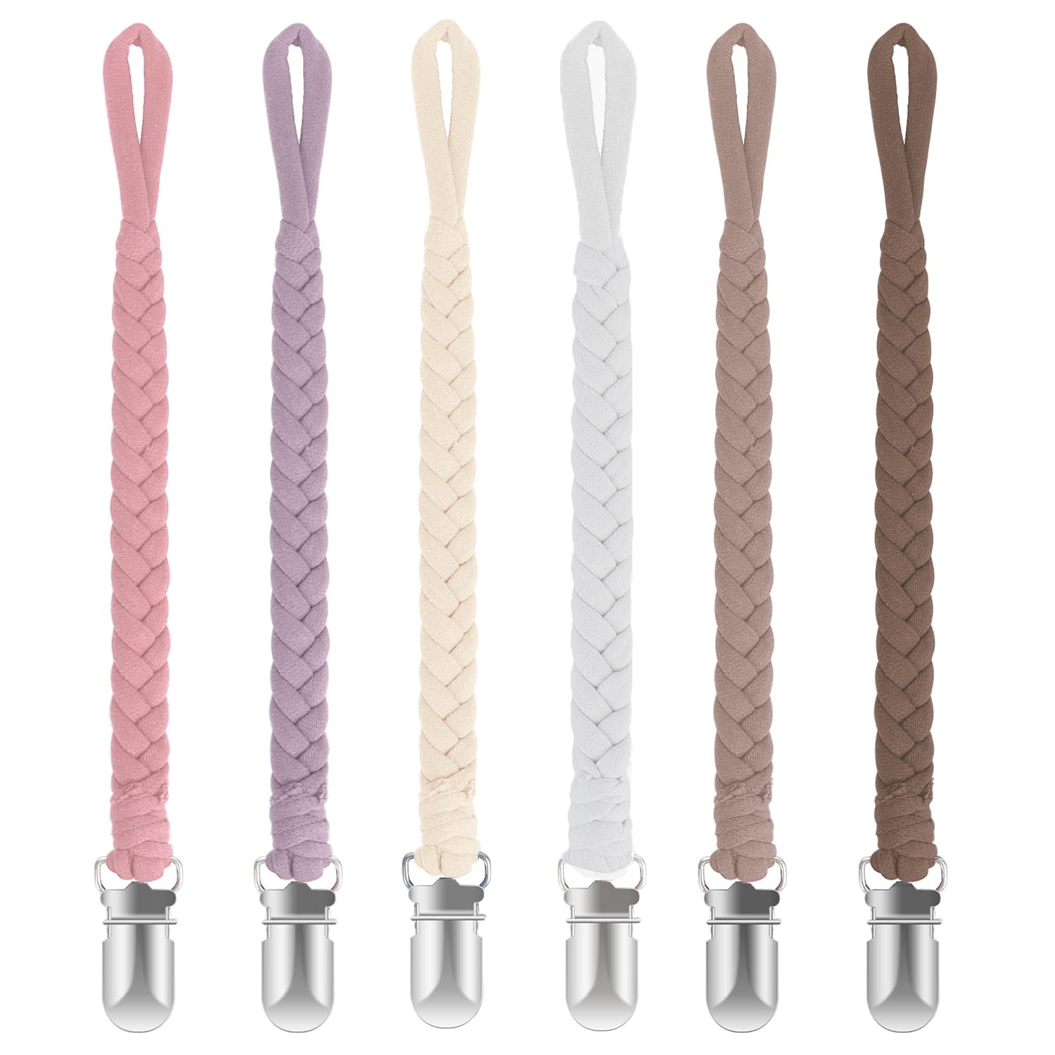 Chupete Con Clip Boukipow Para Chupetes Para Bebés, 100% Algodón