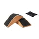 thumbnail image 3 of Bloque De Cuña Para Sentadillas De Corcho, Plataforma Duradera Para Pilates, Gimnasio, Sentadillas Elevadas Con Talón, 2 Uds. Con Bolsa, 3 of 5