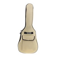 Bothyi - Funda Para Guitarra De Tela Oxford, Funda Antipolvo Para Guitarra Eléctrica, Para Cuerdas, Cuaderno, Capo, Color Beige