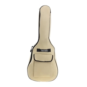 Bothyi - Funda Para Guitarra De Tela Oxford, Funda Antipolvo Para Guitarra Eléctrica, Para Cuerdas, Cuaderno, Capo, Color Beige