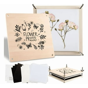 Genérico - Kit Prensas De Flores Y Plantas Estampado Floral