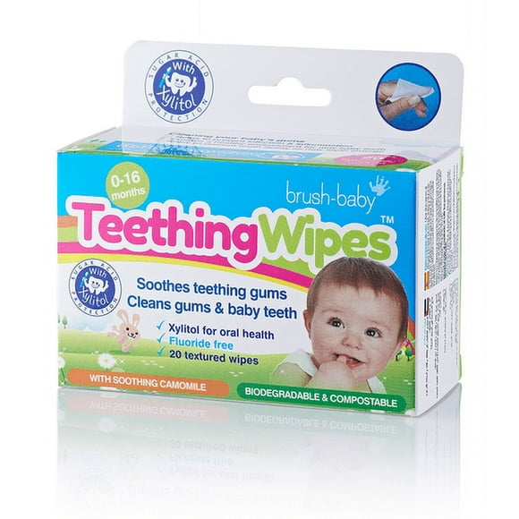 Toallitas Biodegradables para Dentición (20 unidades)