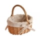 thumbnail image 2 of Mini Cesta Tejida Con Asa, Cesta De Pan Para Cosecha De Dulces, 2 of 5