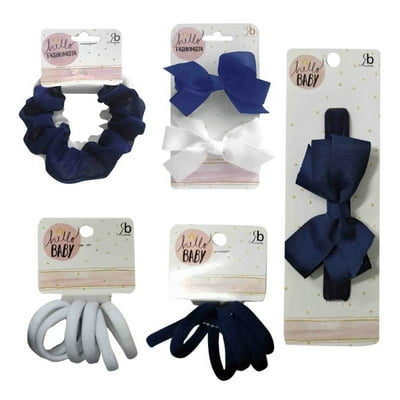 Accesorio De Cabello Elastico Azul 1 Un Hello Baby