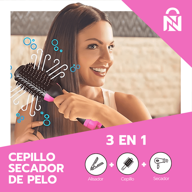 Cepillo Eléctrico Peine Y Secador Cepillo Peine Secador Pelo