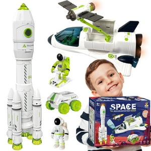 Coolduck - Set De Transbordador Espacial De Juguete Con Luces Y Sonido Para Niños De 3 A 8 Años