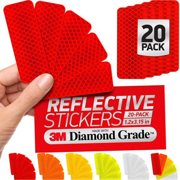 Cinta de Seguridad Byllstore 3 cm x 8 cm Roja - Pack de 20