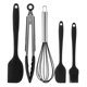 thumbnail image 2 of 5x Utensilios De Cocina De Utensilios De Cocina De Silicona Para Utensilios De Cocina Resistentes Al Calor Negro, 2 of 5