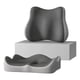thumbnail image 1 of Cojin Lumbar Ergonomico Y Asientopara Sillas Color Grisclaro, 1 of 9