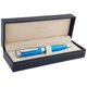 thumbnail image 4 of Bolígrafo Conklin Azul Cromo con Patrón de Espina de Pescado, 4 of 4