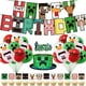 thumbnail image 1 of 1 Set Birthday Party Decorations For Boys,Video Gaming Style Party Balloon Happy Birthday Decorations, Pixel Theme Balloon And Cake With Flag, Birthday Party Supplies, 1 of 2