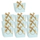 thumbnail image 2 of 10 Bolsas De Regalo A Granel Bolsas De Mercancía Reutilizables Para Aniversarios Cumpleaños Azul XS, 2 of 5