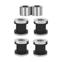 Ioensy - 4 Piezas De Liberación Rápida Sissy Bar Rack Piezas De Motocicleta De Acoplamiento De Liberación Rápida