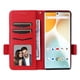 thumbnail image 5 of Funda Cartera para BLU Bold K50 Tapa Flip con Ranuras y Soporte Rojo, 5 of 5