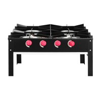 Ventus - Anafe Eco 4 Quemadores Bajo Glp