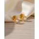 thumbnail image 3 of Aros Abridores Redondela Perla Blanca 5mm Oro 18k Bebé Niña Dorado, 3 of 4