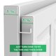 thumbnail image 2 of Ganchos para Puerta Booda Brand Pack de 10 unidades Blanco en forma Z, 2 of 8