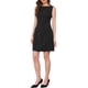 thumbnail image 4 of INSPIRE CHIC Vestido de Mujer Elegante para el Trabajo Cuello Barco Sin Mangas Línea A Mini Vestido XL Negro, 4 of 6