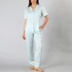 thumbnail image 1 of Set Camisero + Pantalon Satin Print Flores Mujer 33824-247, 1 of 2