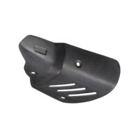 Ioensy - Protector Térmico De Escape Trasero Para Motocicleta, Resistente A Altas Temperaturas, 270 Mm X 131 Mm