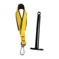 Magideal - Cinturón De Entrenamiento Para Prensa De Brazos, Entrenamiento De Fuerza De Brazos, Accesorio Para Máquina De Cable, Entrenador De Muñeca Y Antebrazo Amarillo