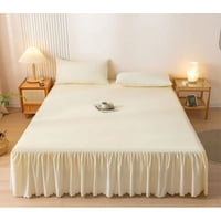 Aladdins Shop - Faldon Para Cama King Color Beige