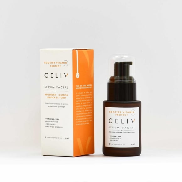 Sérum Vitamina C Antioxidante 30ml Iluminador CELIV
