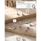 thumbnail image 3 of Set de Aros LOLIAS 21 Paris Acero 316L Flat Back, 3 of 3