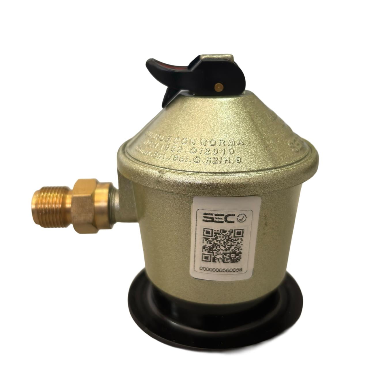 Sercogas - Regulador De Gas Hilo Izquierdo 3/8 Para 2, 5, 15kg