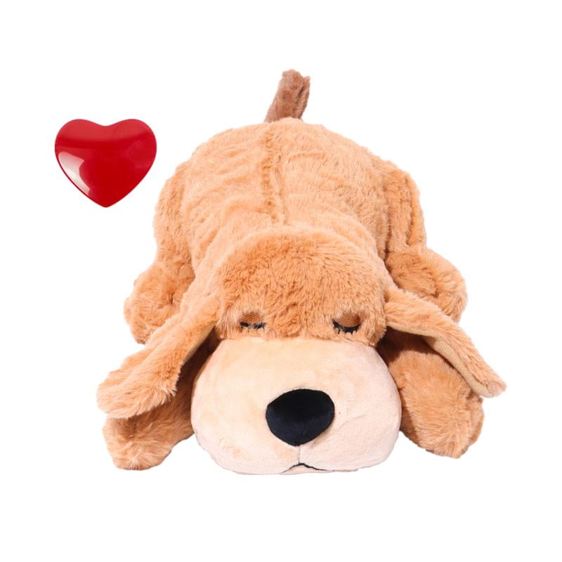 Magideal - Juguete De Del Corazón Para Perros, Juguete De Separación De Cachorros, Ayuda De Entrenamiento De Comportamiento De Cachorros Para Ayuda De Fel , Marrón Claro 37x13cm