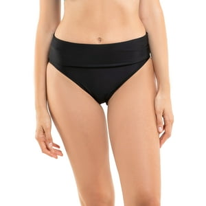 Samia - Bikini Calzón Pin Up Doble Uso Negro M