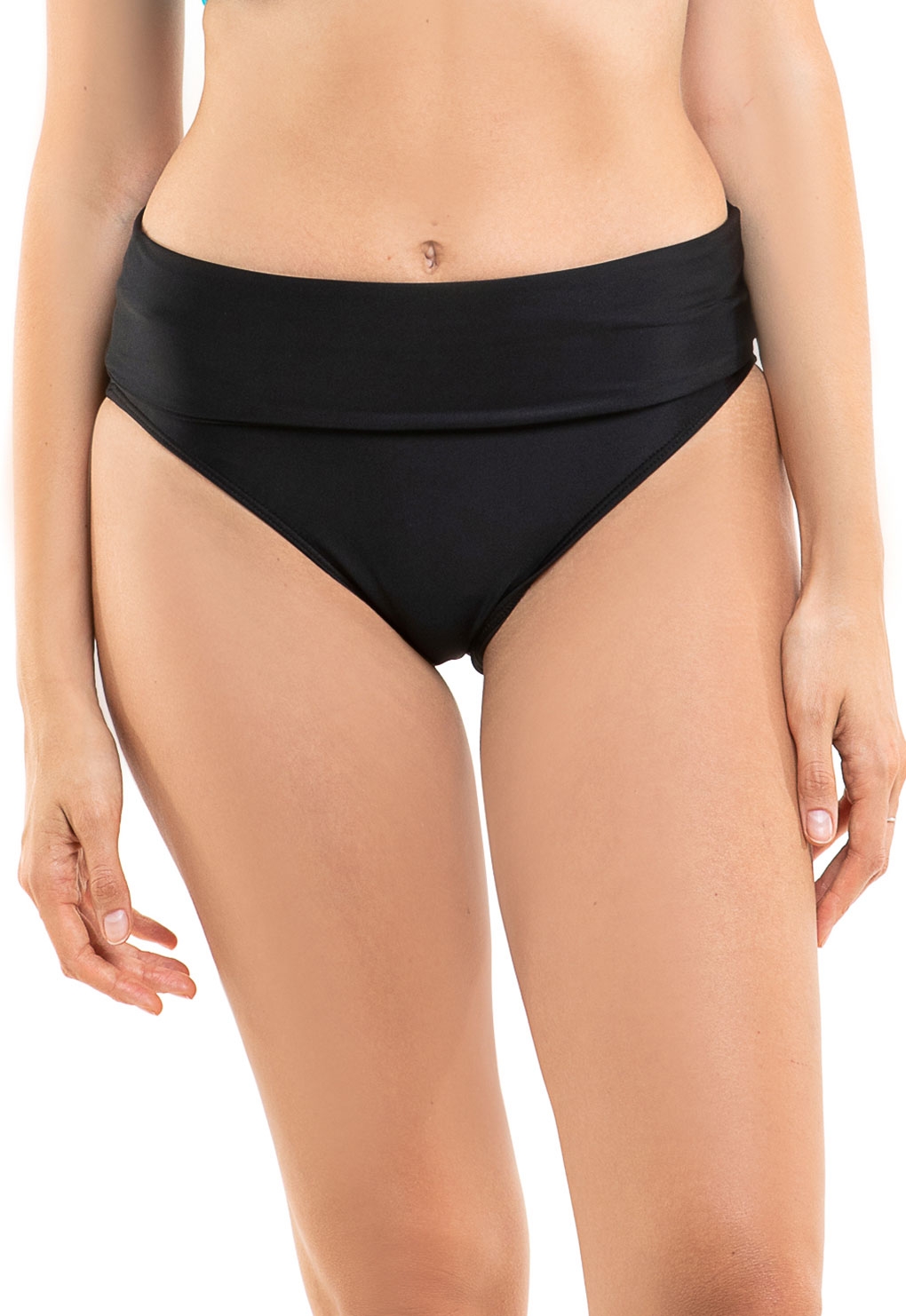 Samia - Bikini Calzón Pin Up Doble Uso Negro S