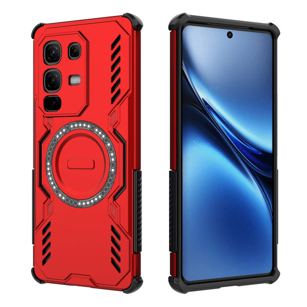Funda FOXDOCK para Infinix Note 50s 5G , magnética, resistente a golpes, con soporte, unisex, carga inalámbrica