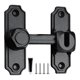 thumbnail image 1 of Cerradura Para Puerta De Granero, Portátil, Elegante, Con Pestillo Abatible Para Puertas Corredizas, Armario De Ba?o, Color Negro, 1 of 5