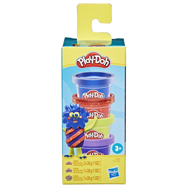 Play-doh - Masas Y Plastilinas Monster Mini Pack De 4 Colores