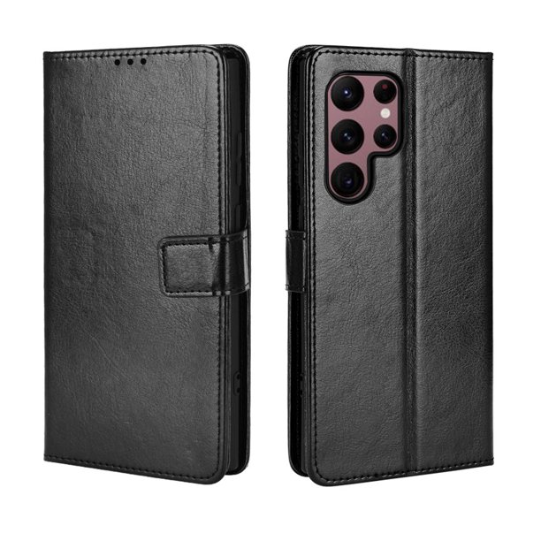 Upgrade Your Samsung Galaxy S22 Ultra with a Stylish PU Leather Wallet Case Cover!