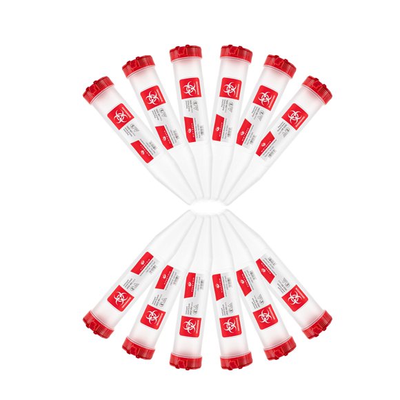 Sharps Container MirTouch portátil pequeño, paquete de 12