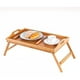 thumbnail image 1 of Bandeja Desayuno Cama Plegable Comida Notebook Mesa Madera, 1 of 6