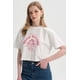 thumbnail image 1 of Polera Mujer Print Crop Crudo, 1 of 4