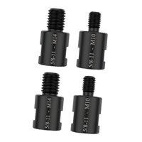 Magideal - Adaptador De Amoladora De 4 Piezas, Herramienta De Conexión De Eje De Conversión De 5/8""-11 Hembra A M14 M10 Macho, Varilla De Conversión De
