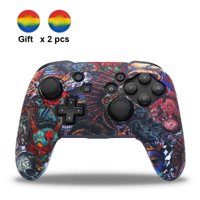 Funda Protectora Silicona Aaronmei Switch Pro Con Capuchón Para Joystick