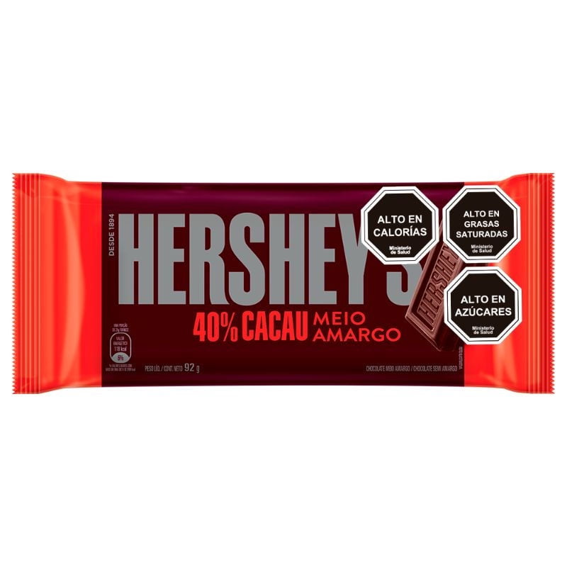 Barra Chocolate 40% Cacao 82 g Hershey's