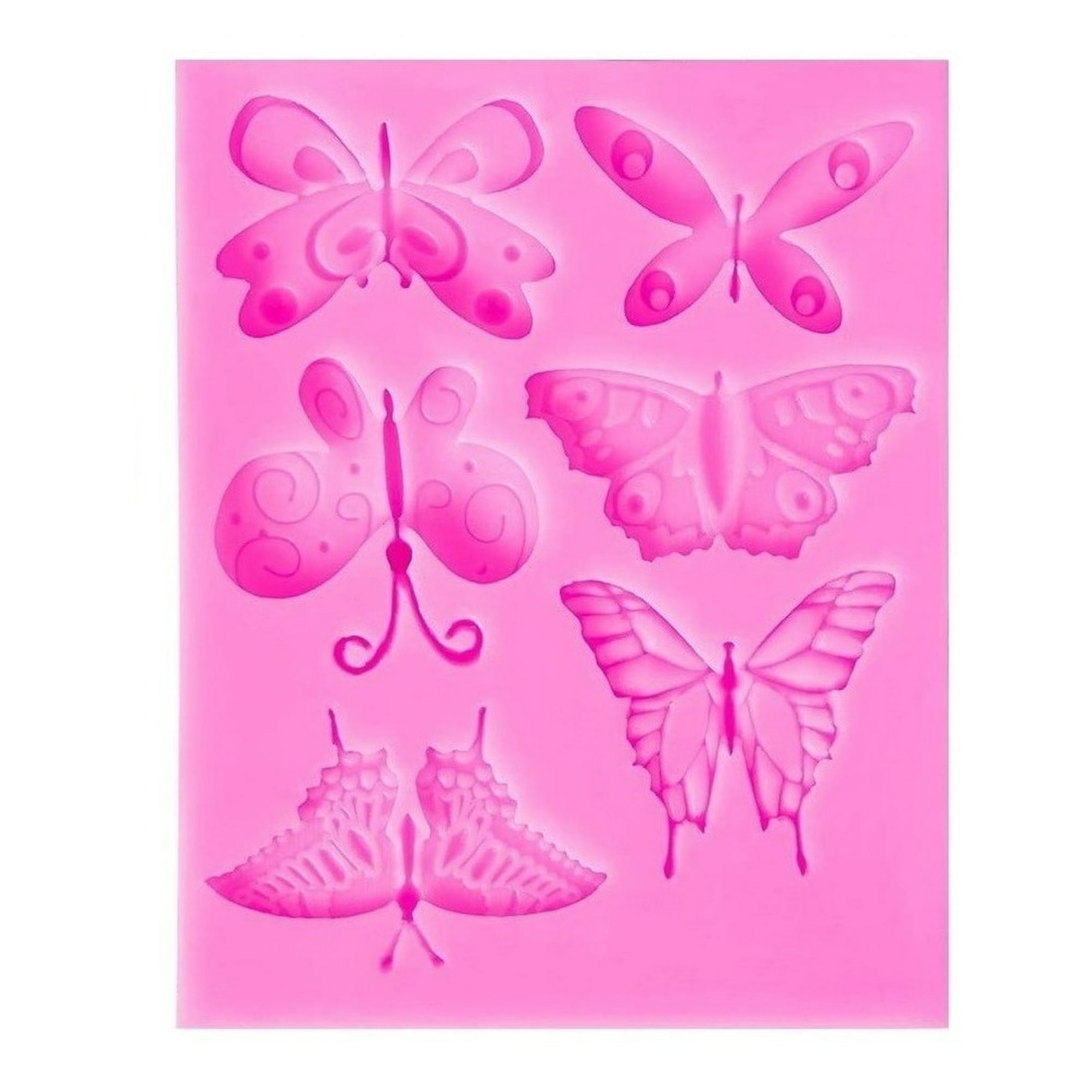 Genérico - Molde De Silicona De Mariposas Molde De Fondant Mariposa