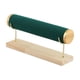 thumbnail image 1 of Portapulseras Base De Madera Terciopelo Desmontable Para Reloj Tradeshow Verde, 1 of 5
